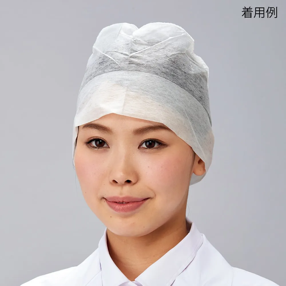 6-990-02　Disposable Clean Cap For Women 50 Pieces　W