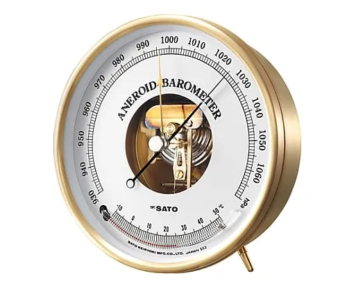 61-9438-56　Aneroid Barometer with Thermometer Calibration Report And Calibration Certificate　7610-20