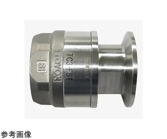 67-9204-92　Hose Joint (Ferrule) Stainless Steel TOYOCONNECTOR TC3-FST Type Compatible Hose 12 mm Joint Standard 10 A　TC3-FST12-10A