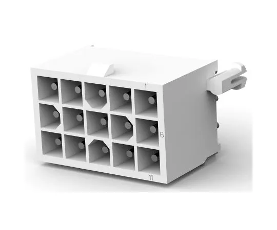 63-4635-98　Board Header 15 pole straight wire to board 4.14 mm Maiten lock　1-770190-0