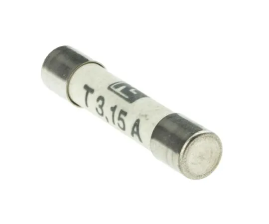 63-4618-41　RS PRO, 3.15A Ceramic Cartridge F***, 6.3 x 32mm, Speed T　414-049