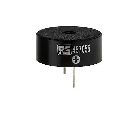 63-2998-43　RS PRO 95dB, Through Hole Continuous Internal Piezo Buzzer　457-055
