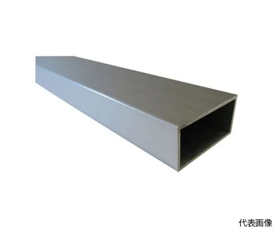 64-5005-74　Aluminum Square Pipe 30 x 15 x 1.5 Silver Matte 4 m　FB256S
