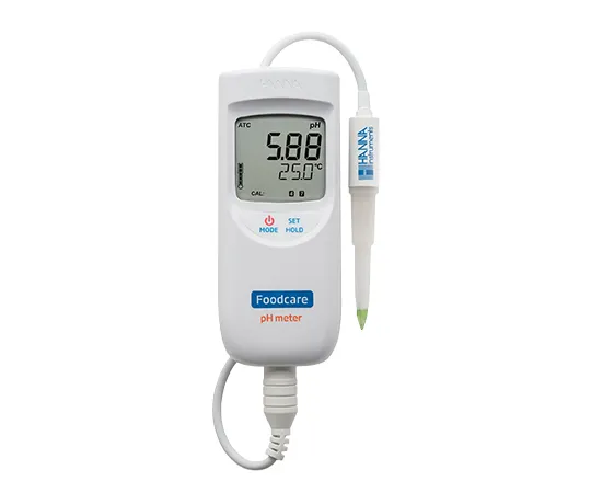 2-8607-21　PH / ℃ meter (For dairy products and semi-solid foods)　HI99161D