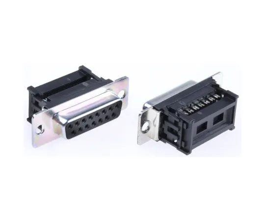 63-4634-59　RS PRO 15 Way Right Angle Cable Mount D-sub Connector Socket, 2.77mm Pitch　492-654