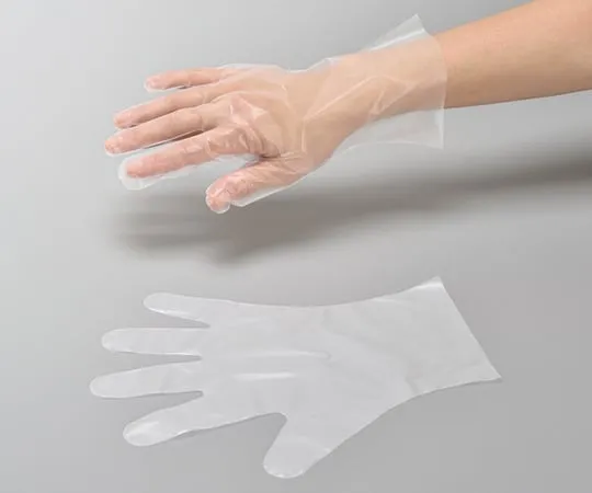 8-9721-01　［Discontinued］Roll Polyethylene Gloves (Inner Embossed Processing) L 1 Box (100 Sheets)　528