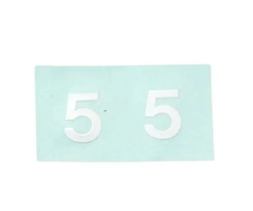 61-7397-07　Character Seal 5 White 10mm　CL10W-5