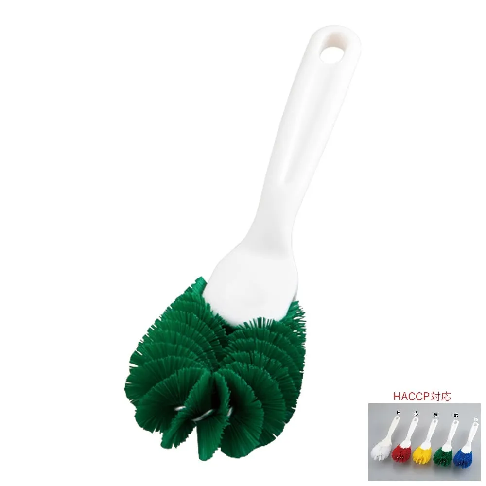 4-3676-04　Double Spiral Tawashi Long (PBT Hair) Green　WSTL-G