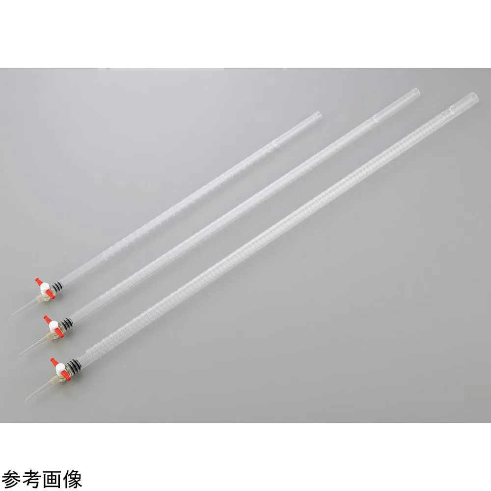 4-4472-01　Plastic burette (with TPX cock) 25 mL　11501