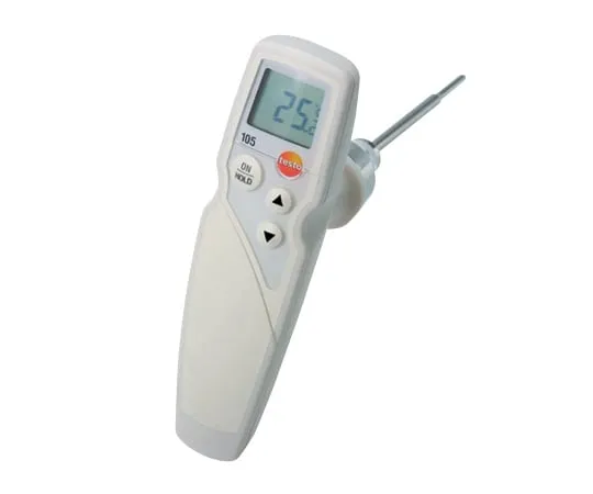 2-6304-01-56　T-shaped Center Thermometer (body + Center Thermometer sensor 100 mm) with English Calibration Certificate　105