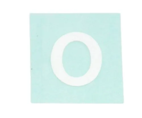 61-7397-56　Character Seal O White 15mm　CL15W-O