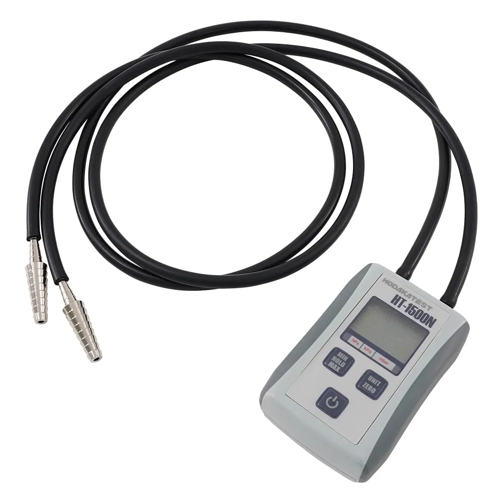 1-1824-02-56　Small Digital Manometer with English Calibration Certificate　HT-1500NM