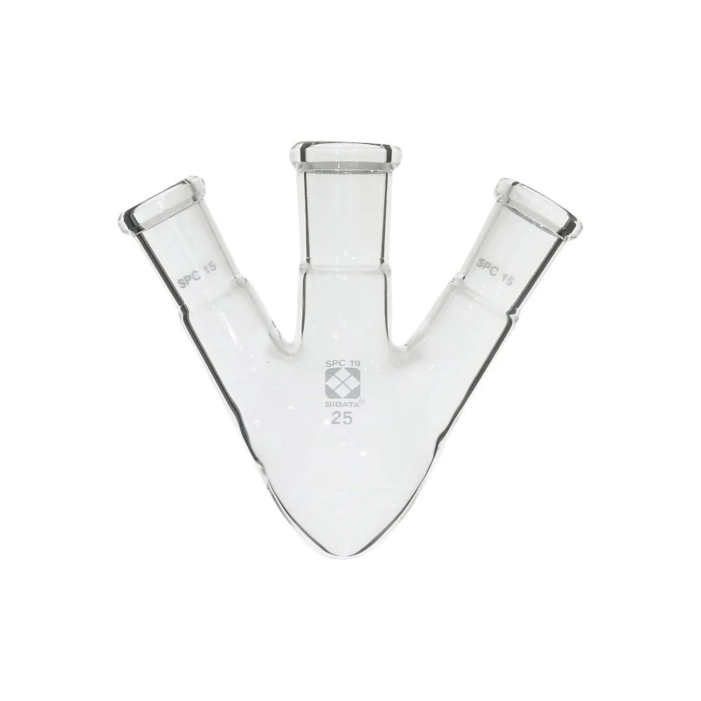 61-4416-75　SPC 3 Neck Pear-Shaped Flask 25mL　030160-31525