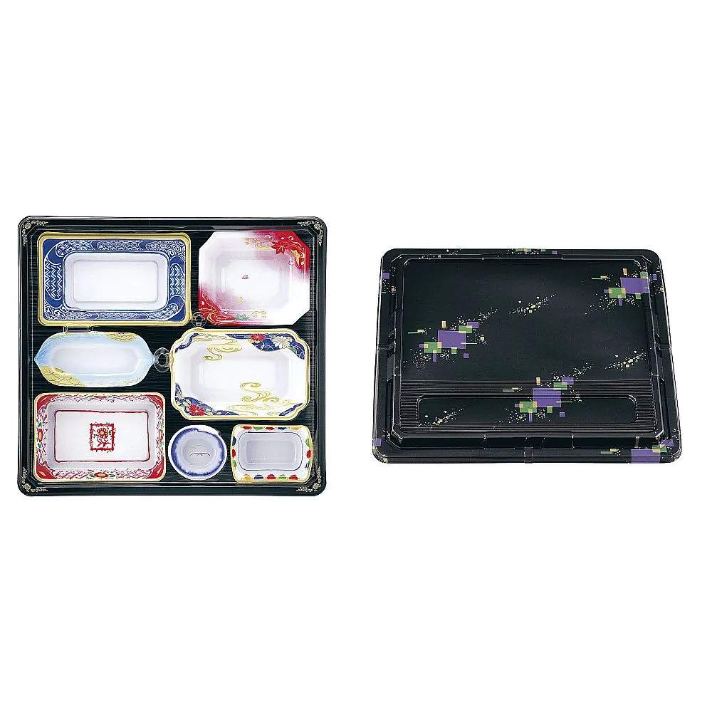 62-6652-43　One-Way Kaiseki Meal Set Lid Sanmai (20 Set Pack)　T-217