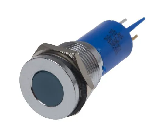 63-4586-31　RS PRO Blue Indicator, 24 V ac/dc, 16mm Mounting Hole Size, Solder Tab Termination　208-289