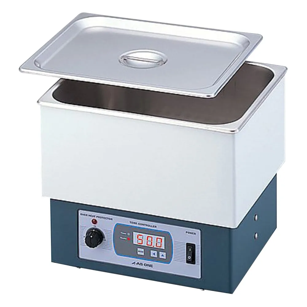 2-8066-01-22　Square Water Bath (Natural Convection Type) 6L with Pre-shipment Inspection Document　SWB-6A