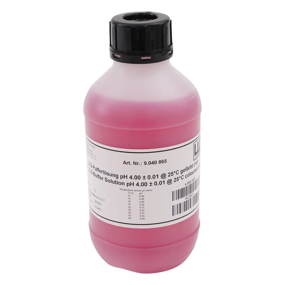 4-4108-01　pH Standard Solution 25 Deg. pH 4.00. +-. 0.01 1000mL　9040865