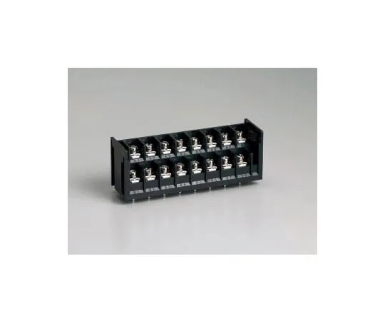 63-3129-76　2 Stage Terminal Strip For Printed Circuit Boards 250 V -15 A Square Washer Screws 16 Poles　ML-750-W1BF-16P