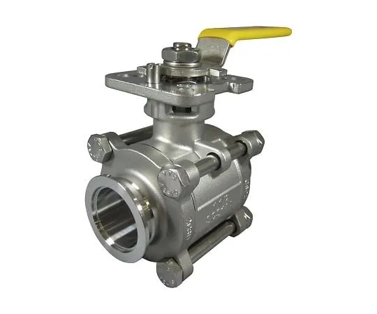 67-6436-15　Vacuum Ball Valve NW Flanged Oil-free Treatment（ClassⅡ）製品　NW25