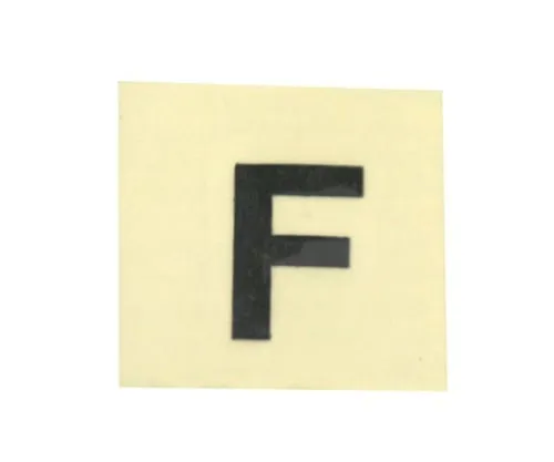 61-7397-96　Character Seal Black F 15mm　CL15B-F