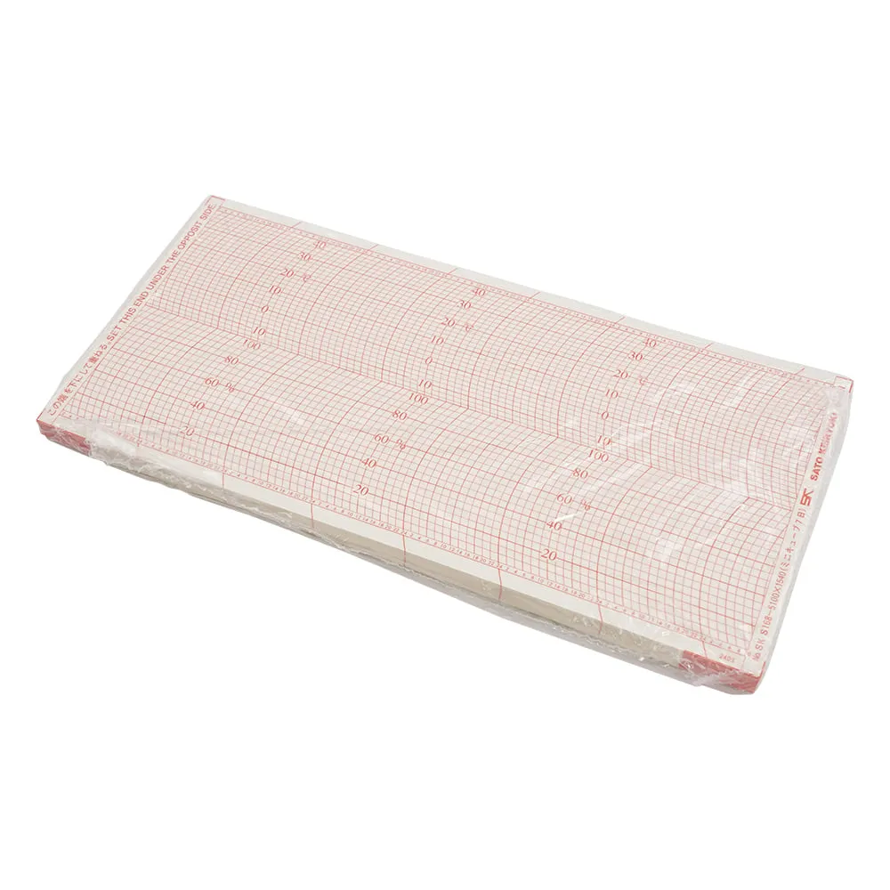 1-615-13　Small Automatic Thermo-Hygro Recorder (Quartz Type) Recording Paper 55 Sheets　7008-62
