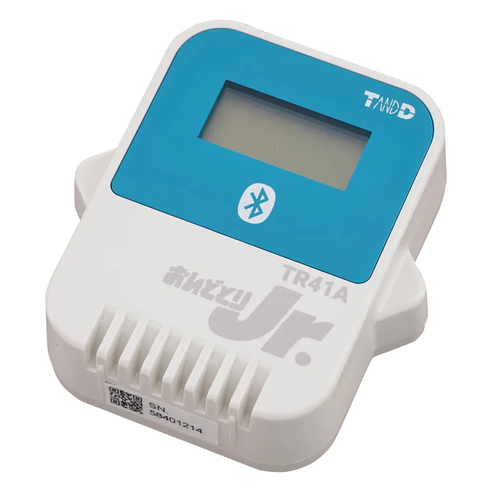 4-5451-01-20　Ondotori Jr. (Bluetooth Sensor Built-in Temperature 1ch) with Calibration Certificate　TR41A