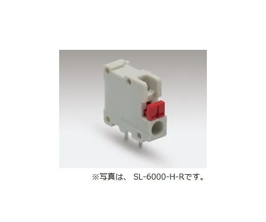 63-3033-08　Screwless Terminal Block for horizontal printed circuit boards Stranded wire/single wire ferrule Terminal compatible Black　SL-6000-H-B