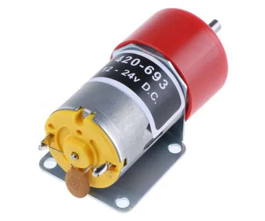 63-4619-26　RS PRO Brushed Geared DC Geared Motor, 1.3 W, 12 V, 12 Ncm, 27 rpm, 4mm Shaft Diameter　420-693
