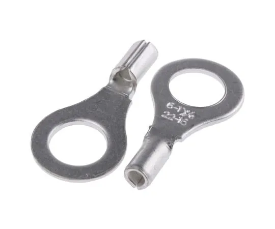 63-4623-80　RS PRO Uninsulated Crimp Ring Terminal, M6 Stud Size, 0.5mm² to 1.5mm² Wire Size　433-006
