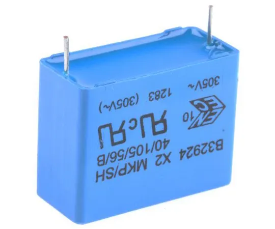 63-4603-86　Polypropylene Capacitor (PP) 305 V ac 2.2 μF ±10% 1 Bag (10 Pieces)　B32924C3225K000