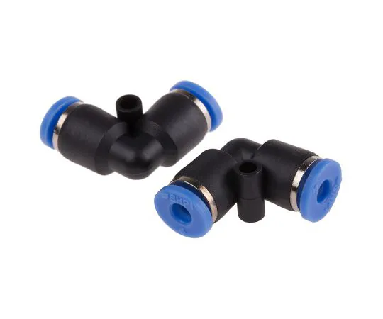63-5177-93　RS PRO Pneumatic Elbow Tube-to-Tube Adapter Push In 4 mm to Push In 4 mm　916-0889