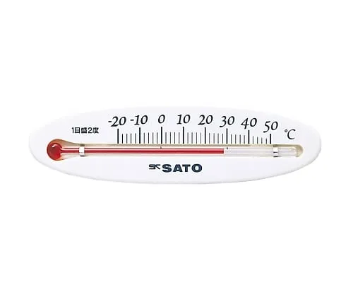61-0065-32　Thermometer Mini Horizontal White　1034-00