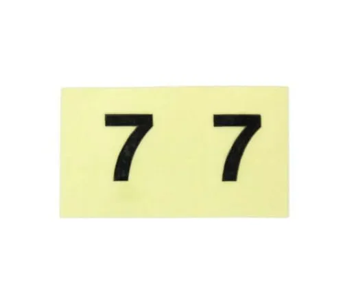 61-7397-19　Character Seal 7 Black 10mm　CL10B-7