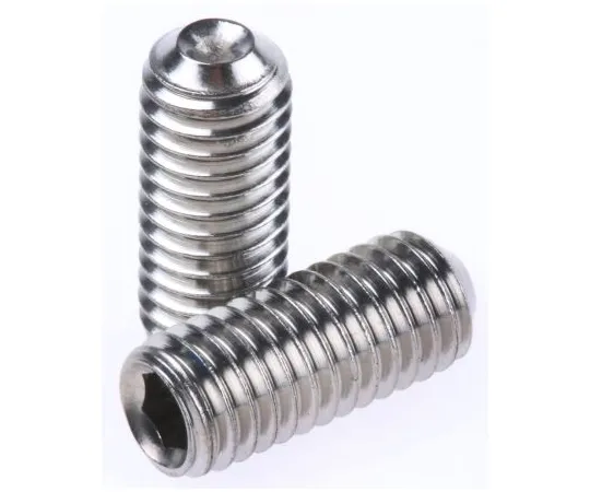 63-4568-14　Stainless Steel Hex Socket Set M5 x 12mm Grub Screw　137-809