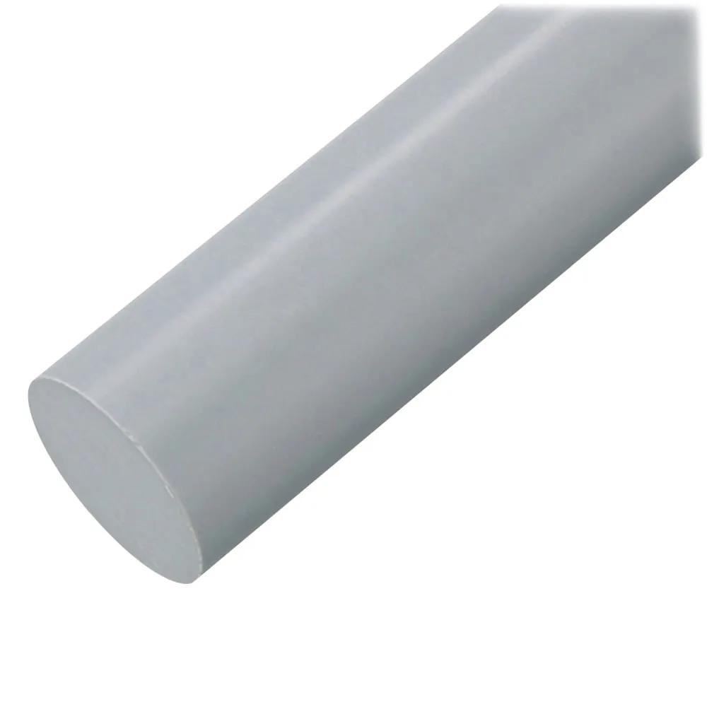 2-9588-06　Round Resin Bar PVC φ20mm x 495mm　-