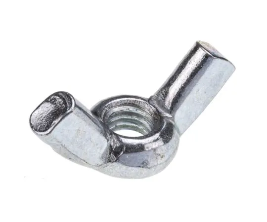63-4638-96　30mm Bright Zinc Plated Steel Wingnut, M6　521-872