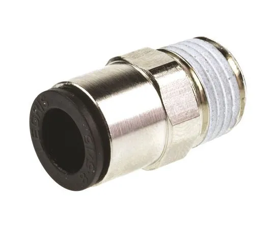 63-4717-32　Legris Pneumatic Straight Threaded-to-Tube Adapter, R 1/4 Male, Push In 8 mm　3175 08 13