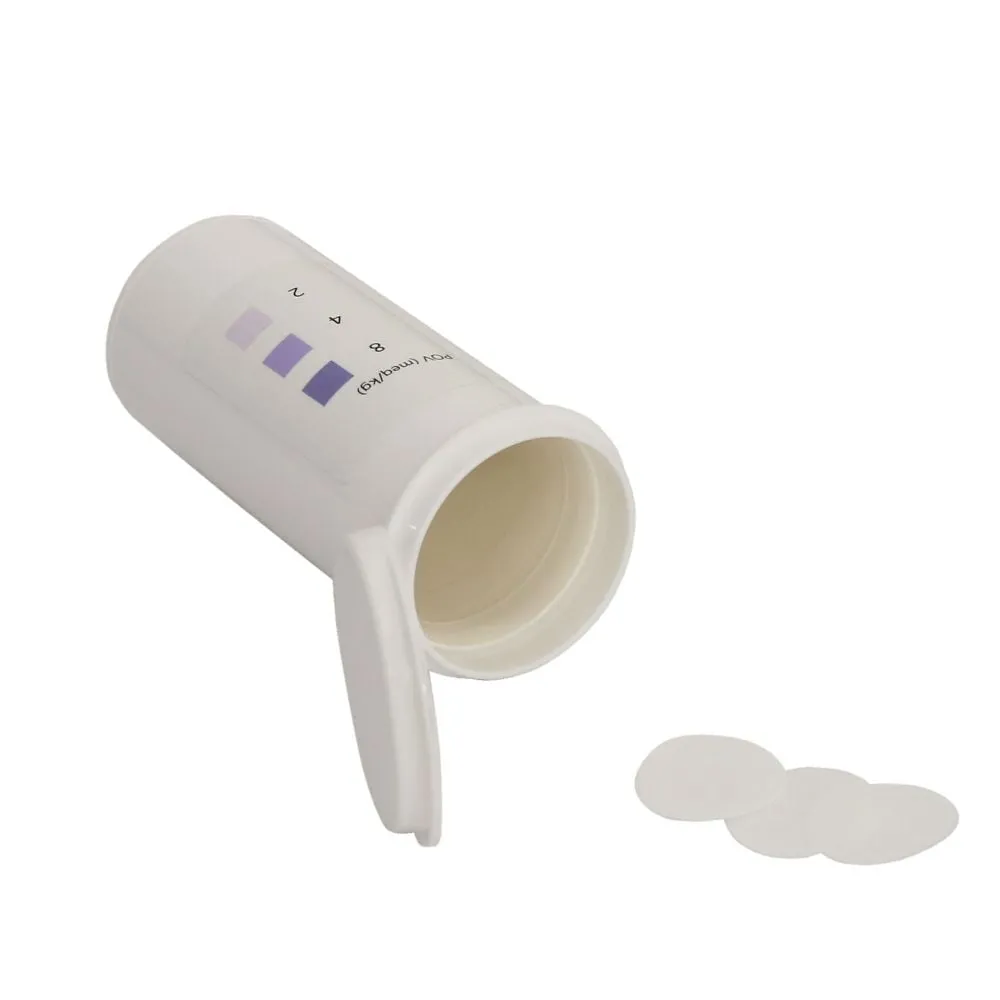 64-3881-01　Coloring Filter Paper POV Tester for Low Concentration Type 100 pieces　080570-861