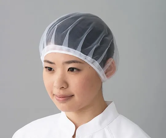 6-7558-01　［Discontinued］Hair Net White　JZ500C-01 L