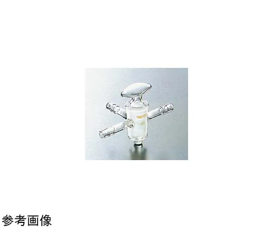 65-6841-67　Hollow Three-Way Cock (with Rubber Stopper) φ6 19/38　2009-01