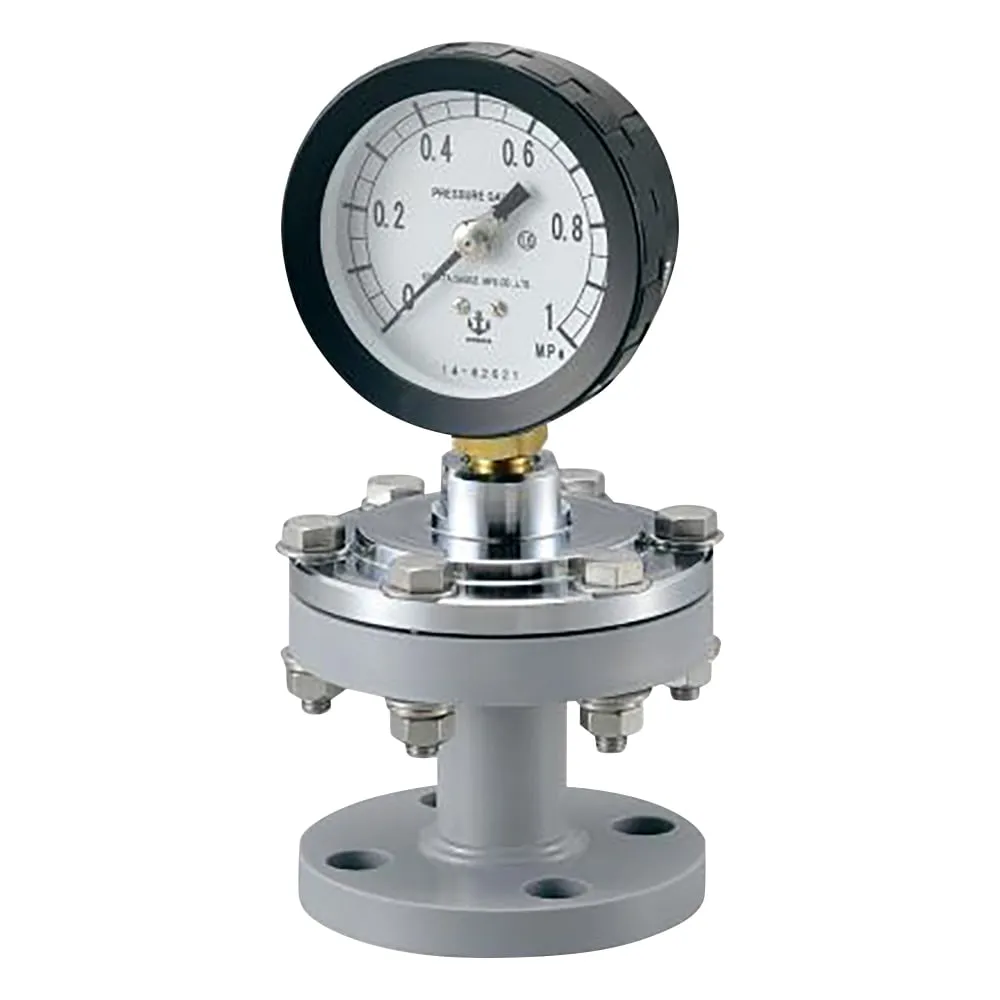 2-276-01　Diaphragm Pressure Indicator 75 x 0.4 Fluorine　MZF-1A