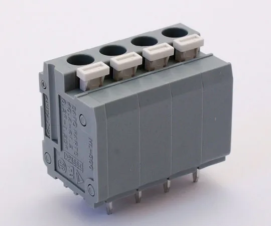63-3151-95　Through-Type Screwless Terminal Block Vertical 250 V -10 A (Domestic) 4 poles　ML-800-S1V-4P