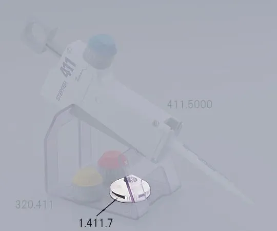 2-8046-12　Continuous Dispensing Pipette Spare Adapter 5 Pcs　1.411.7