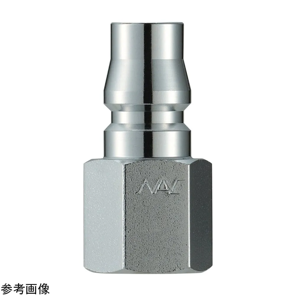4-4788-01　Quick Coupling (Steel/Plug) Female Screw Type Rc 1/4　CAL22PF