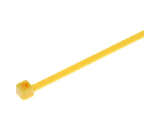 63-4592-49　RS PRO Yellow Cable Tie Nylon, 100mm x 2.5 mm　233-229