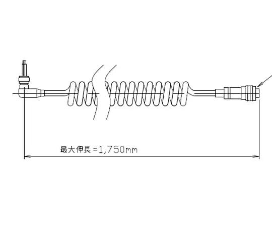 61-4669-43　JKO Series Curl Cord　RP-CC