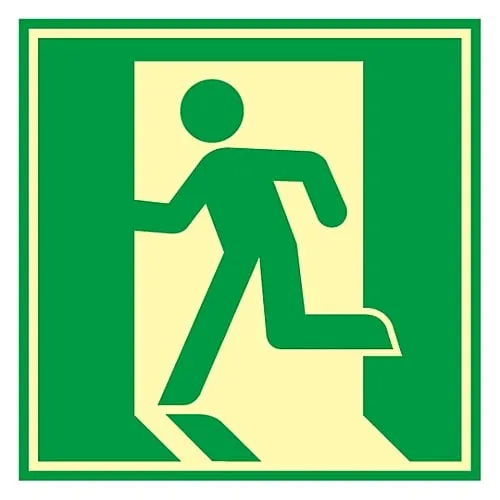 61-3397-58　Evacuation Marking On The Door Phosphorescent E　69005