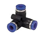 61-7641-74　Corrosion Resistance Equivalent To Stainless Steel (SUS303) Fitting Tripod Union φ4　SPVU4