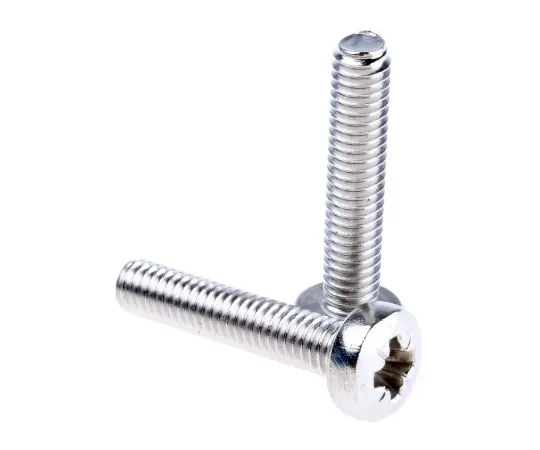 63-4582-42　RS PRO, M4 Pan Head, 20mm Stainless Steel Pozidriv A4 316 Plain　190-529