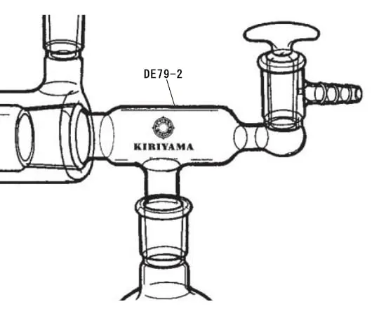 64-1067-46　T-shaped type branch with cock　DE79-2